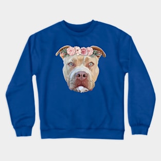 Pretty Pitbull Crewneck Sweatshirt